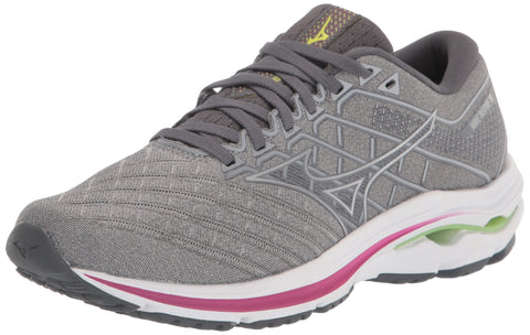 Mizuno Women's Wave Inspire 18 Running Shoe, Ultimate Grey-Silver, 6.5