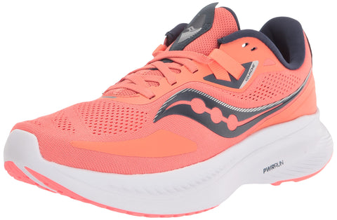 Saucony Women's Guide 15 Running Shoe, Sunstone/Night, 6