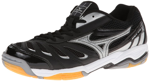 Mizuno Women's Wave Rally 5 Volley Ball Shoe,Black/Silver,6 M US