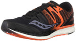 Saucony Men's Liberty Iso Running Shoes Black/Orange 15 M