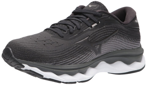 Mizuno Men's Wave Sky 5 Running Shoe, Black, 9.5 Wide