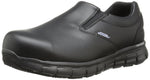 Skechers for Work Women's Sure Track Vonn Slip-On,Black,11 M US