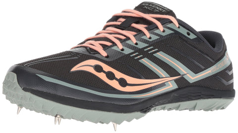 Saucony Women's Kilkenny XC7 Track Shoe, Jet/Blush, 12 M US