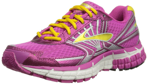 Brooks Kids' Adrenaline GTS 14 Running Shoes, Color: RoseViolet/Dandelion/White, Size: 6.0