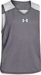 Under Armour Reversible Custom Grey/White Lacrosse Ripshot Jersey