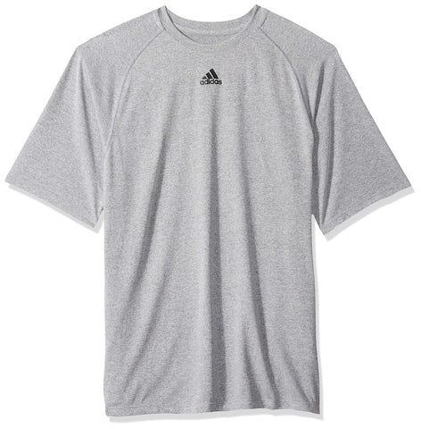 adidas Men's Climalite Short Sleeve Shirt Gray