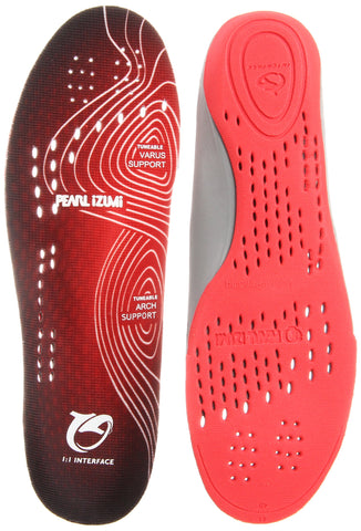 Pearl iZUMi Insole System Spinning Shoe,Black/True Red,38 EU/6 M US Women's/5.5 D US Men's