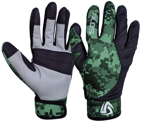 Tilos 1.5mm Tropical Dive Gloves Digital Green/Black Small