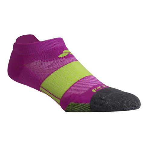 Fitsok NP7 Mid-weight Tab Sock, Berry/Lime, Medium