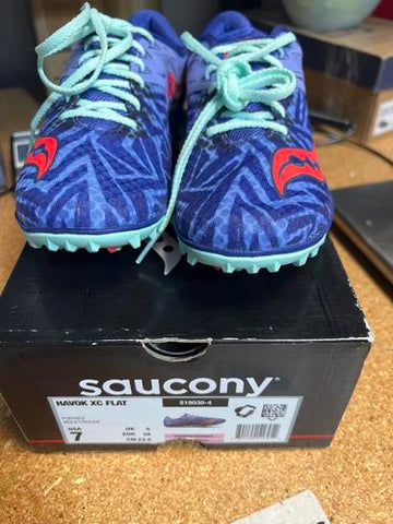 Saucony Havoc XC Flat Lavender/Vizi Red 7 B (M)